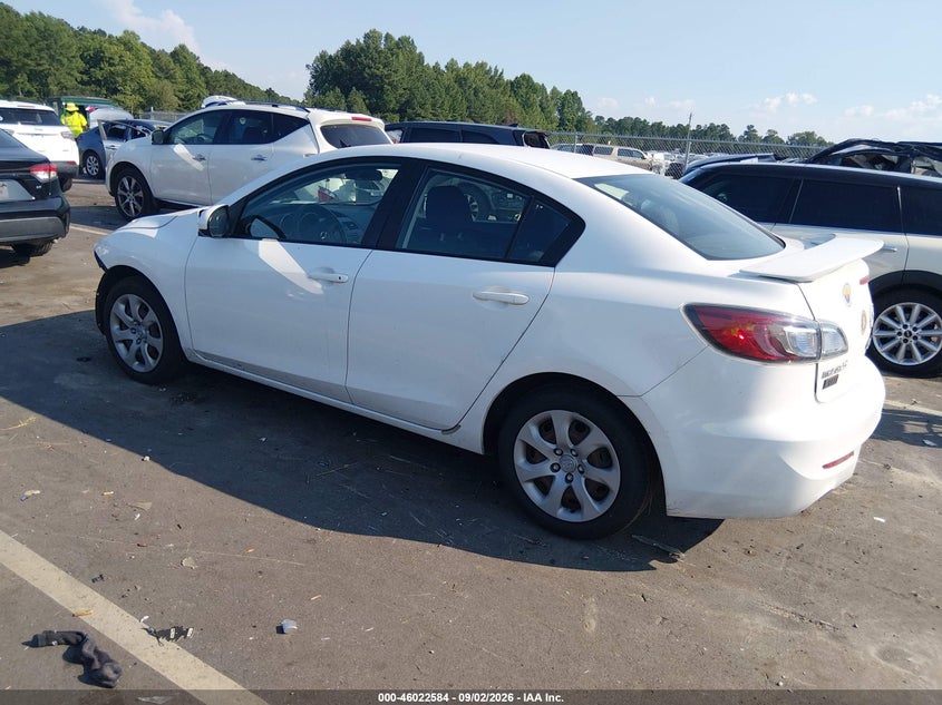 Vin: jm1bl1u70d1781633, lot: 46521975, mazda mazda3 i sport 20133