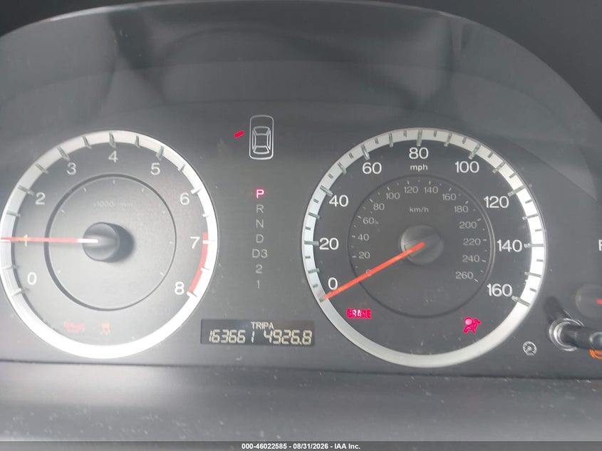 2012 HONDA ACCORD auction photo 7