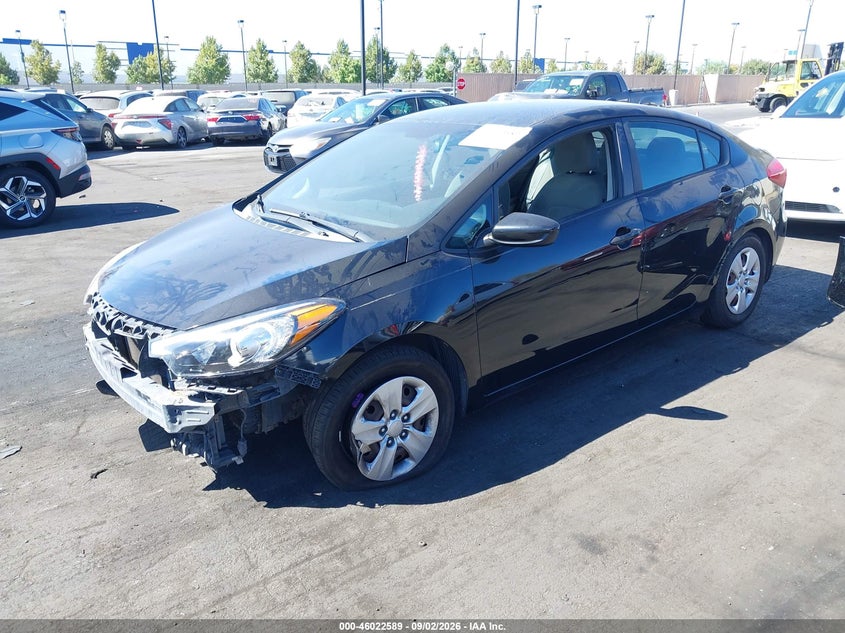 2015 KIA FORTE SEDAN 1.8L I-4 DOHC, VVT, REGULAR , 145HP