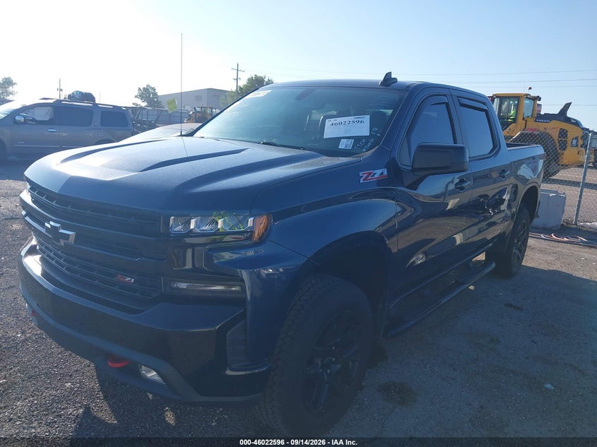Vin: 3gcpyfed2mg340998, lot: 46521987, chevrolet silverado 1500 4wd  short bed lt trail boss 20212