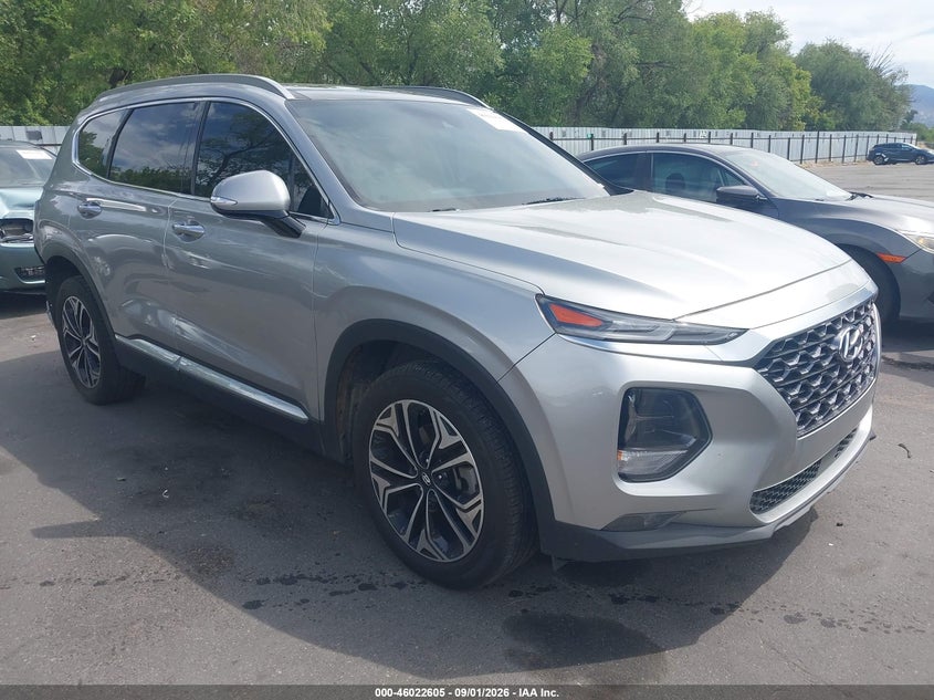 2020 Hyundai Santa Fe Sel 2.0T, Удар сзади, IAAI, VIN 5NMS3CAA5LH229013