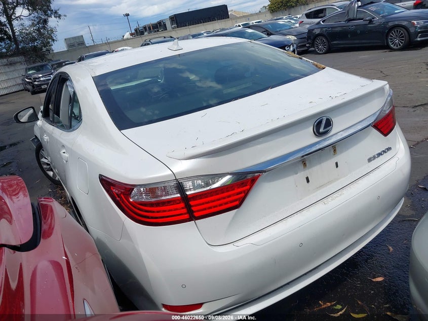 Vin: jthbw1gg0e2068261, lot: 46522041, lexus es 300h 20143