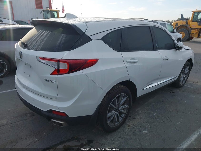 Vin: 5j8tc1h50pl008281, lot: 46522059, acura rdx technology package 20234