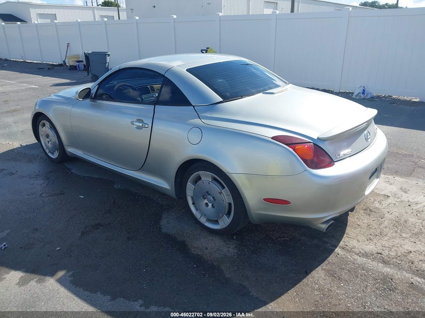 2003 LEXUS SC 430 auction photo 3