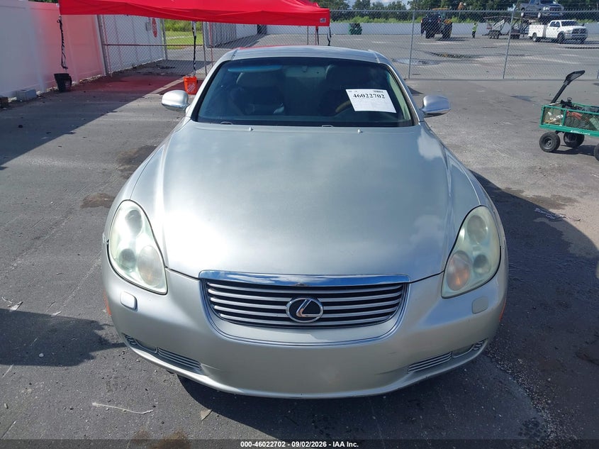 2003 LEXUS SC 430 auction photo 6