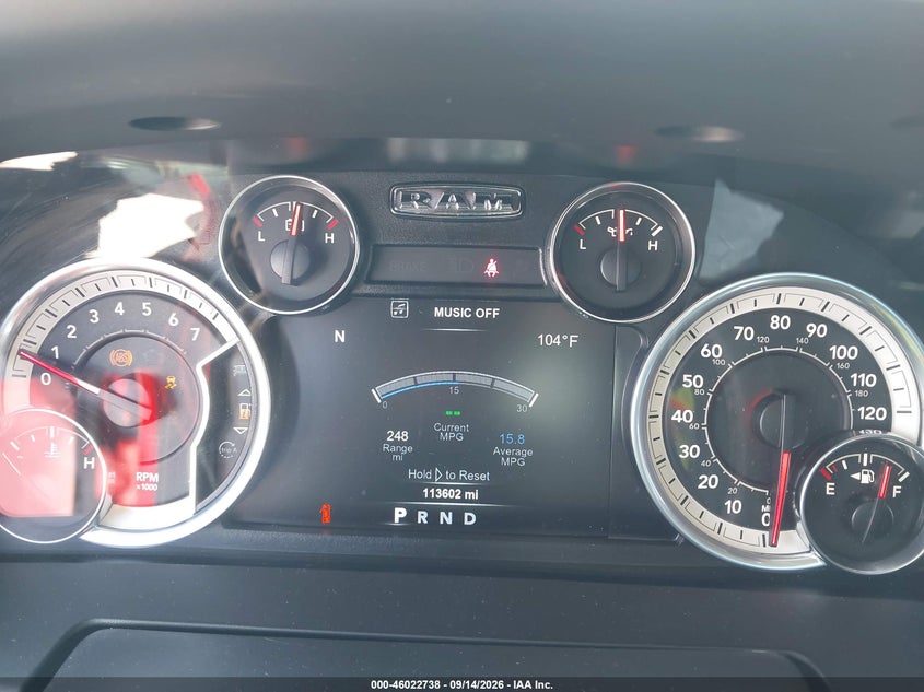 2018 RAM 1500 auction photo 7