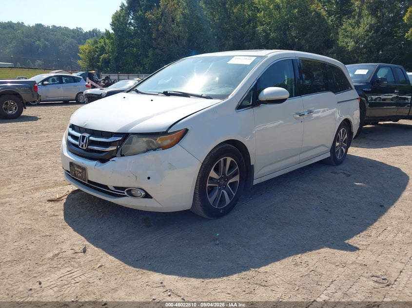 Vin: 5fnrl5h91fb040483, lot: 46522201, honda odyssey touring/touring elite 20152