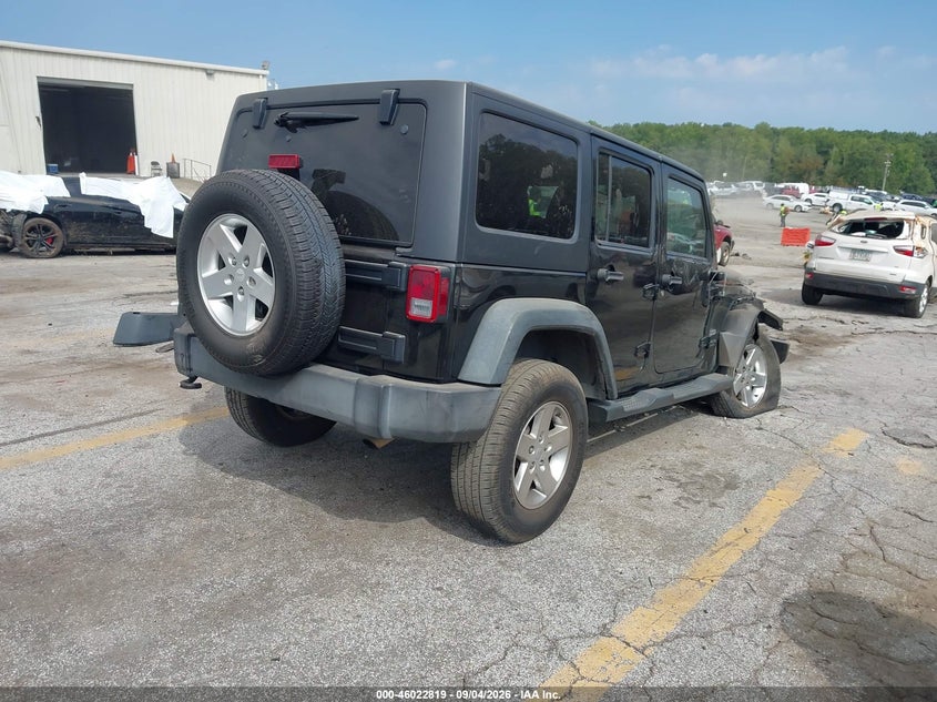Vin: 1c4bjwdg8el159256, lot: 46522209, jeep wrangler unlimited sport 20144