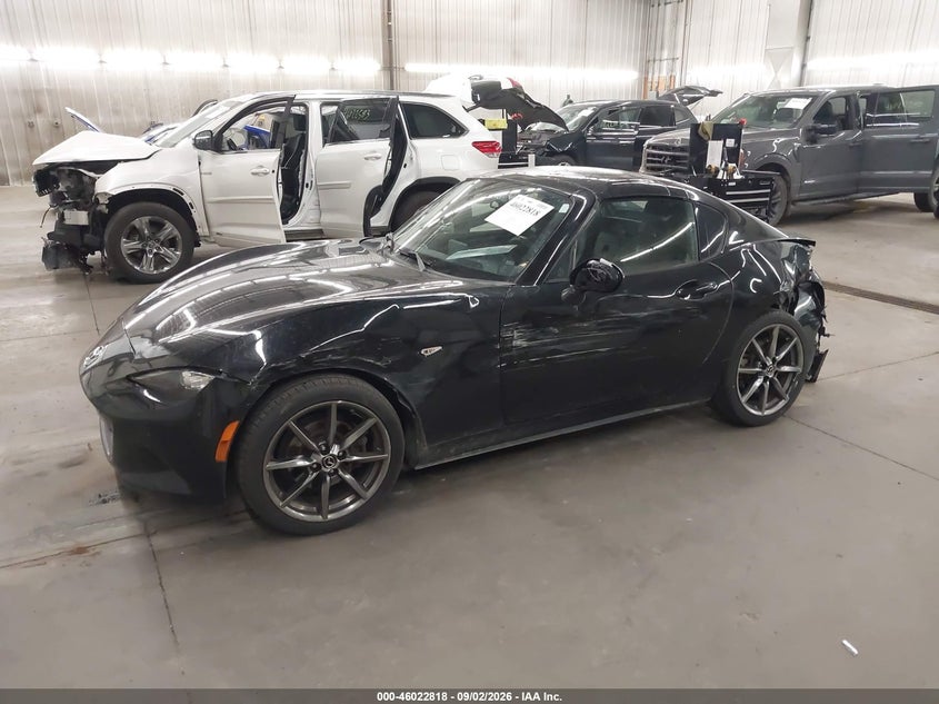 Vin: jm1ndam71m0453007, lot: 46522210, mazda mx-5 miata rf grand touring 20212