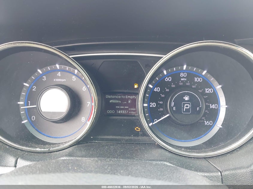 2013 HYUNDAI SONATA auction photo 7