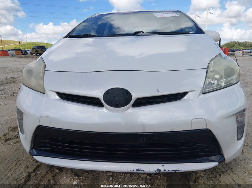 2012 TOYOTA PRIUS auction photo 6