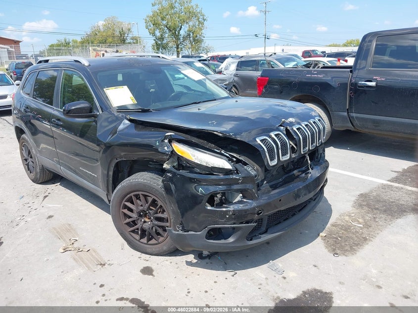 2017 Jeep Cherokee Latitude Fwd, Right Front, IAAI, VIN 1C4PJLCB8HW548718