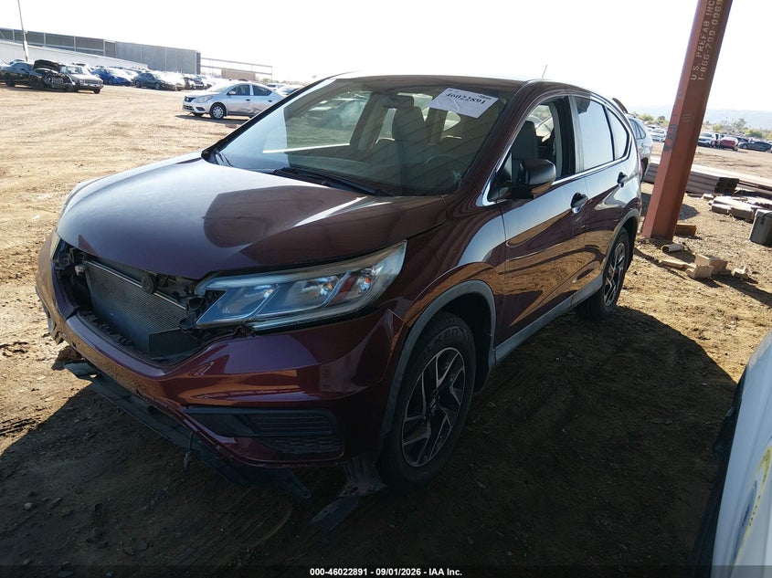 2016 HONDA CR-V SPORT UTILITY VEHICLE 2.4L I-4 DI, DOHC, VVT, REGULAR , 185HP
