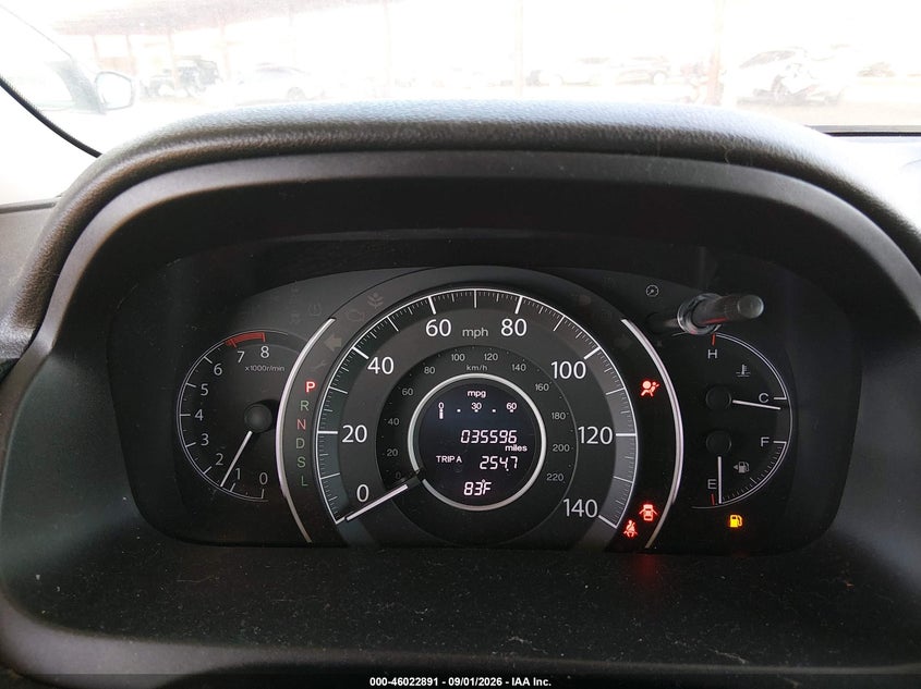 2016 HONDA CR-V SPORT UTILITY VEHICLE 2.4L I-4 DI, DOHC, VVT, REGULAR , 185HP
