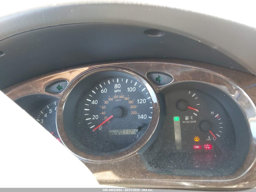 2003 TOYOTA HIGHLANDER SPORT UTILITY VEHICLE 3.0L V-6 DOHC, VVT, REGULAR , 220HP