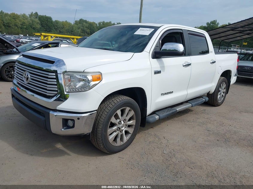 Vin: 5tfhy5f11gx520217, lot: 46522322, toyota tundra limited 5.7l v8 20162