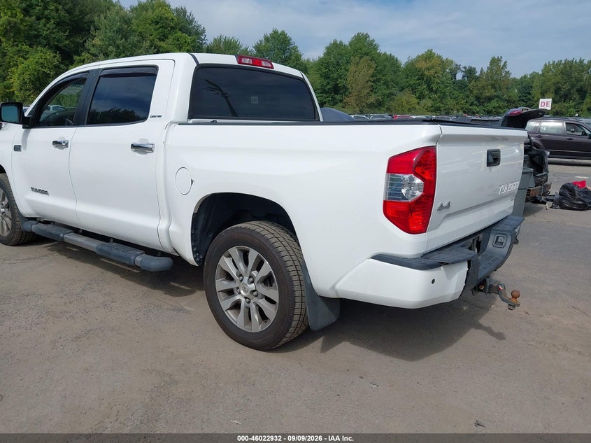 Vin: 5tfhy5f11gx520217, lot: 46522322, toyota tundra limited 5.7l v8 20163