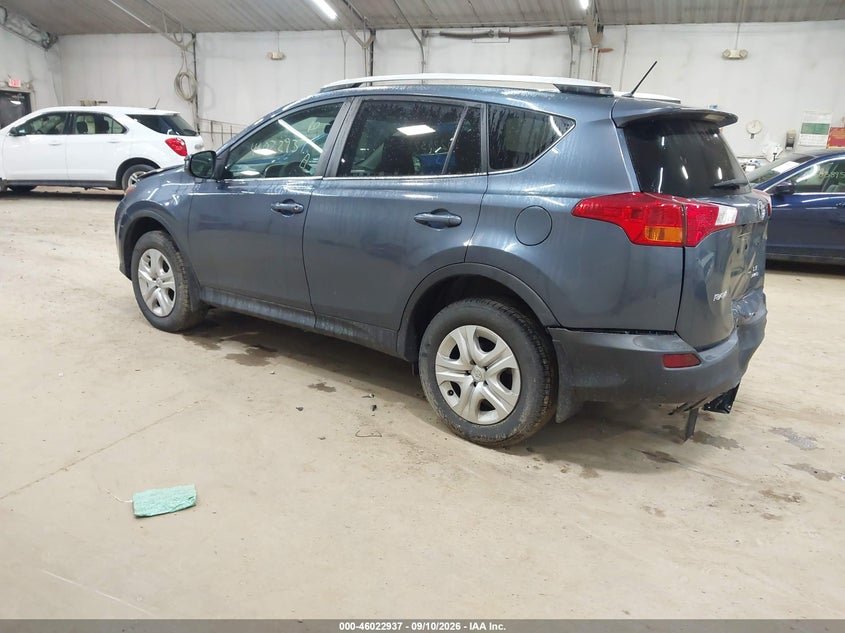 Vin: 2t3bfrev5dw030113, lot: 46522328, toyota rav4 le 20133