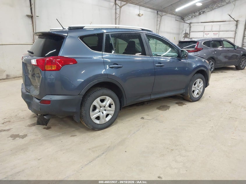 Vin: 2t3bfrev5dw030113, lot: 46522328, toyota rav4 le 20134