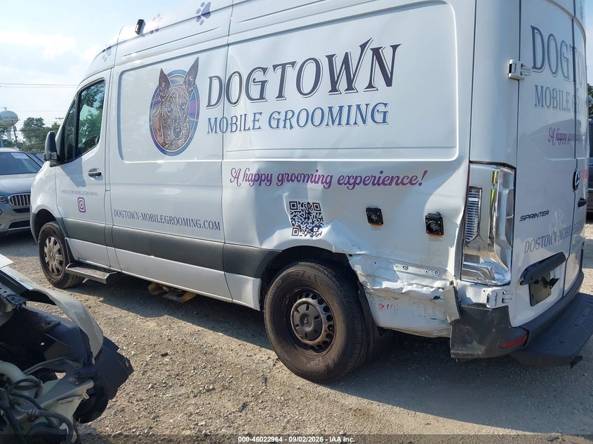 Vin: w1w4nbhyxst203265, lot: 46522355, mercedes-benz sprinter 2500 standard roof 4-cyl diesel ho 20253