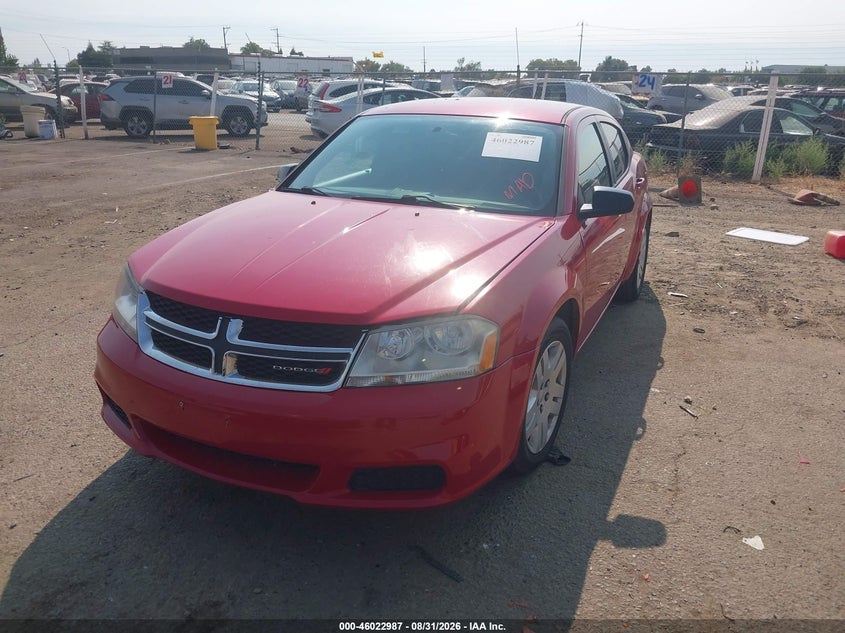 DODGE AVENGER 2014 VIN 1C3CDZAG3EN177576