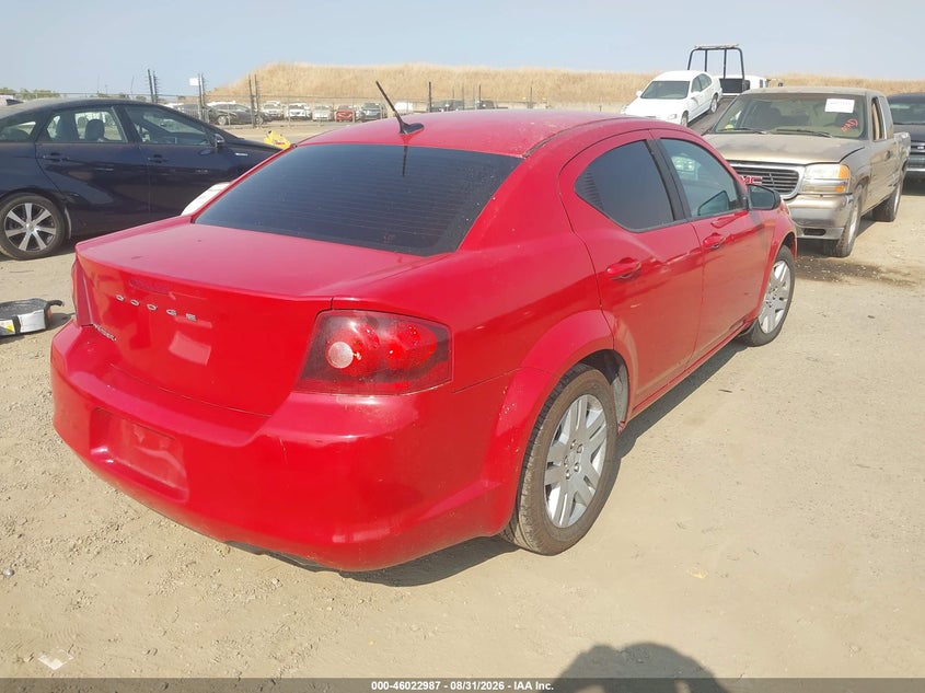 DODGE AVENGER 2014 VIN 1C3CDZAG3EN177576