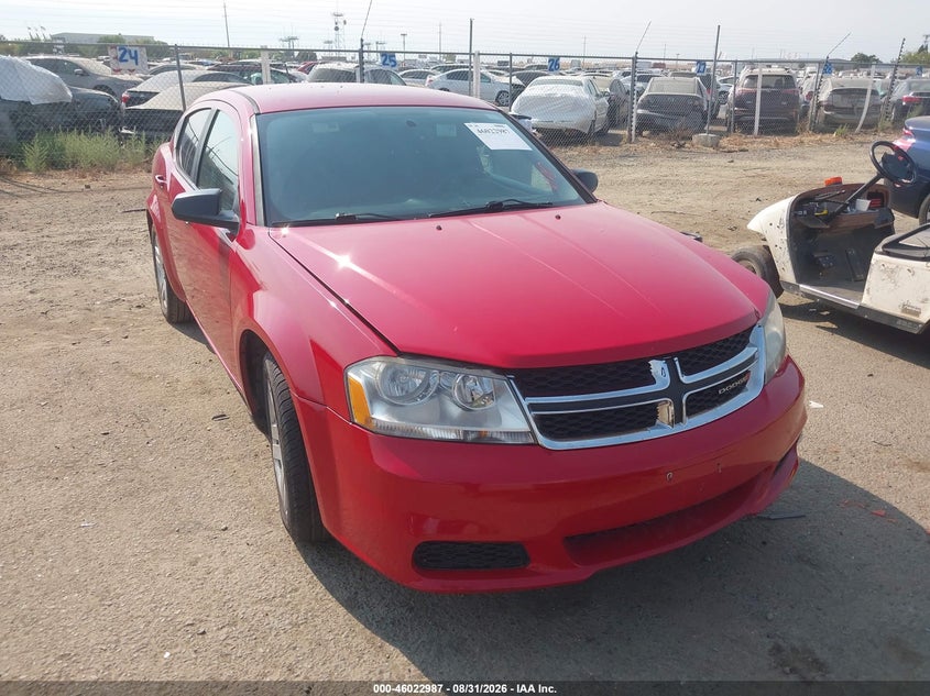 2014 DODGE AVENGER auction photo 1