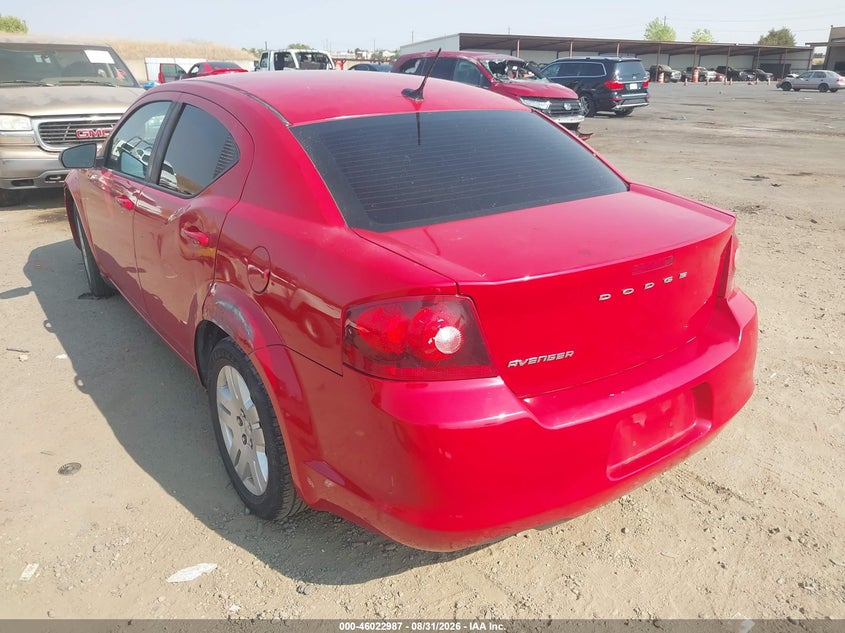 2014 DODGE AVENGER auction photo 3