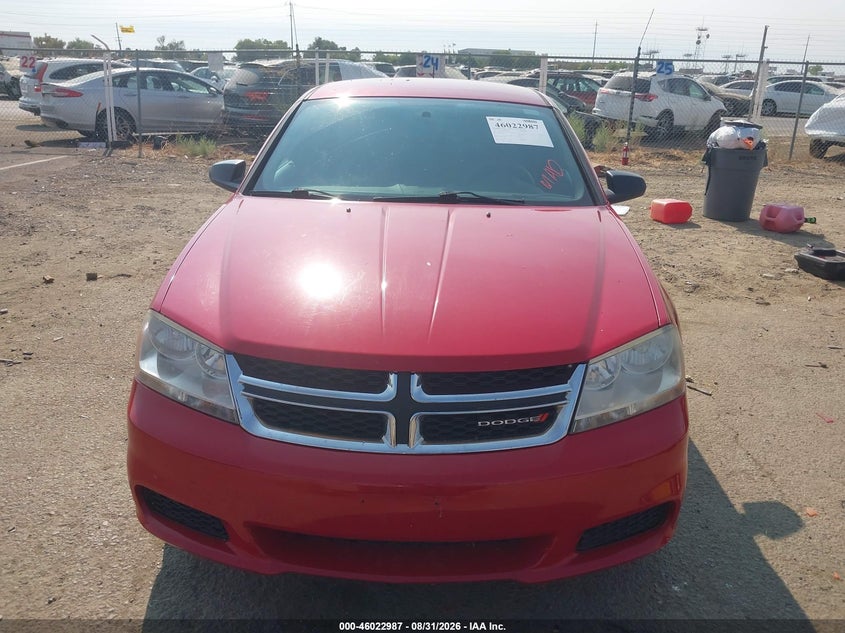 2014 DODGE AVENGER auction photo 6