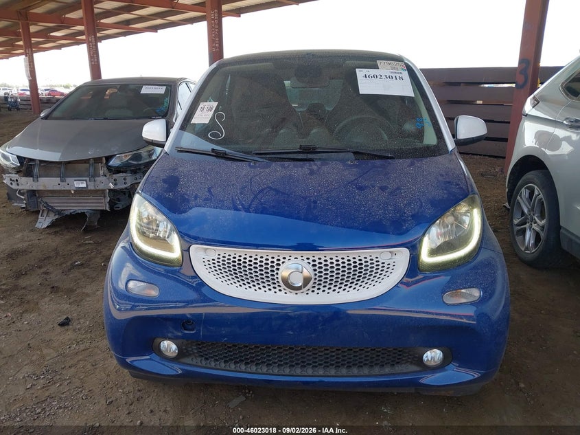 SMART FORTWO 2017 VIN WMEFJ5DA0HK172988
