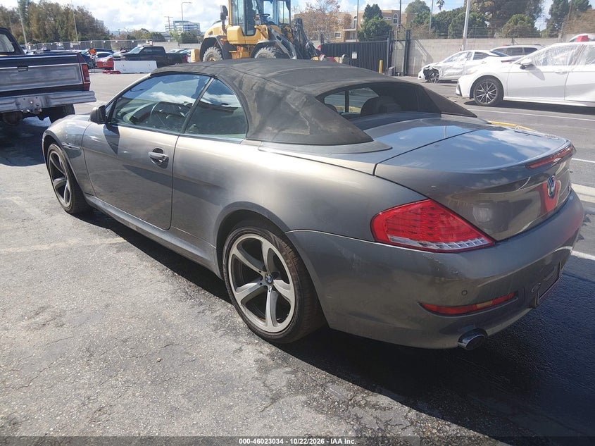 BMW 650I 2008 VIN WBAEB53588CX62696
