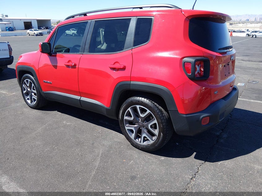 Vin: zaccjabb6jpg80559, lot: 46522468, jeep renegade latitude fwd 20183