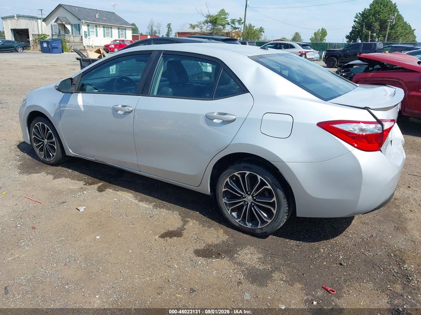 TOYOTA COROLLA 2015 VIN 2T1BURHE2FC436557