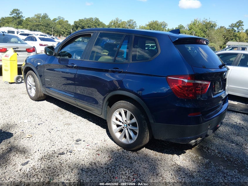 BMW X3 2013 VIN 5UXWX9C51D0A21738