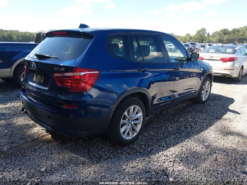 BMW X3 2013 VIN 5UXWX9C51D0A21738