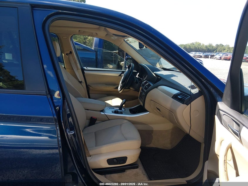 BMW X3 2013 VIN 5UXWX9C51D0A21738