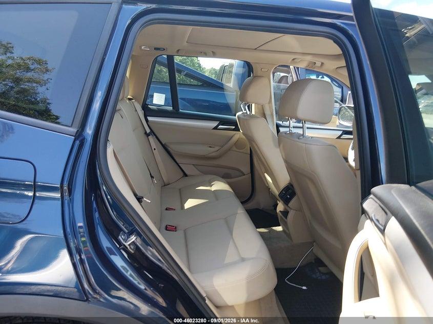BMW X3 2013 VIN 5UXWX9C51D0A21738