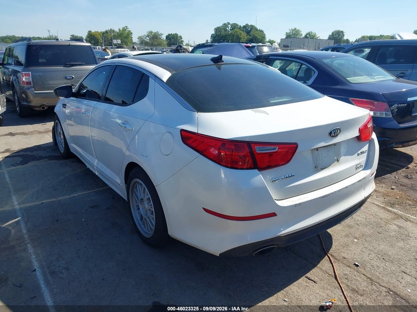 Vin: 5xxgn4a76fg510136, lot: 46522716, kia optima ex 20153