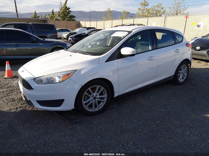 Vin: 1fadp3k27jl272497, lot: 46522720, ford focus se 20182