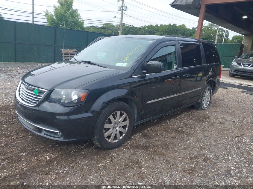 Vin: 2c4rc1bg8cr411493, lot: 46522738, chrysler town & country touring 20122