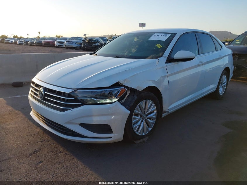 Vin: 3vwc57buxkm228477, lot: 46522763, volkswagen jetta 1.4t r-line/1.4t s/1.4t se 20192