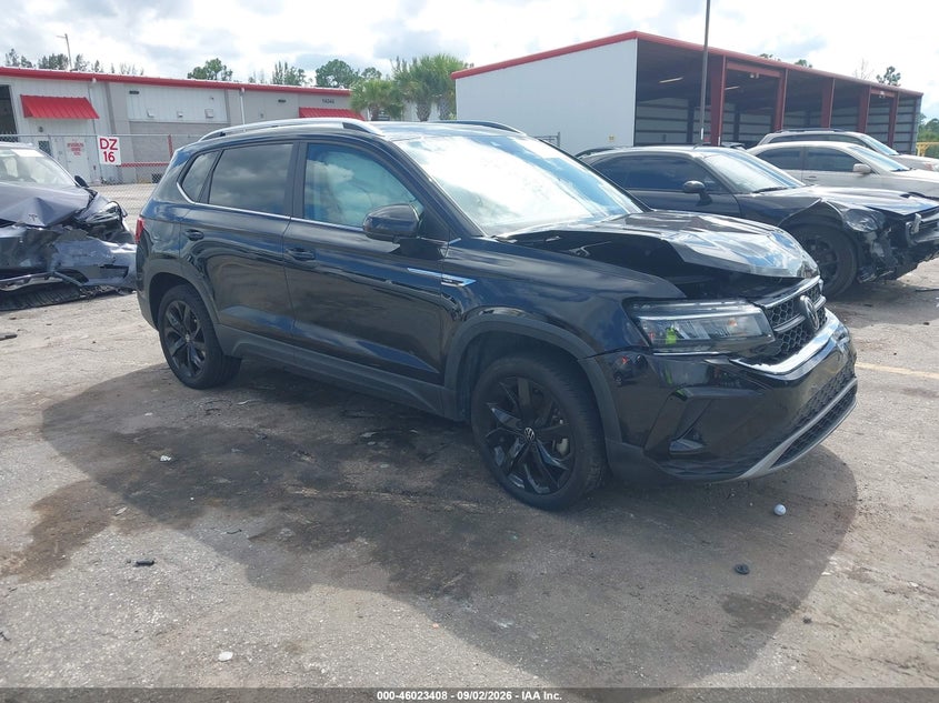 2023 Volkswagen Taos 1.5T Se, Front, IAAI, VIN 3VVEX7B29PM345576