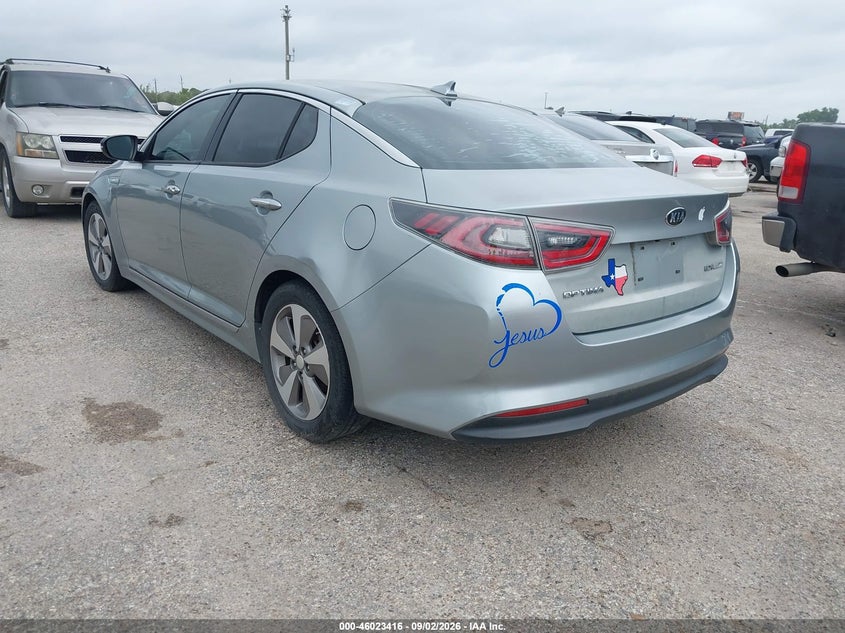 Vin: knagn4ad4e5076210, lot: 46522807, kia optima hybrid ex 20143