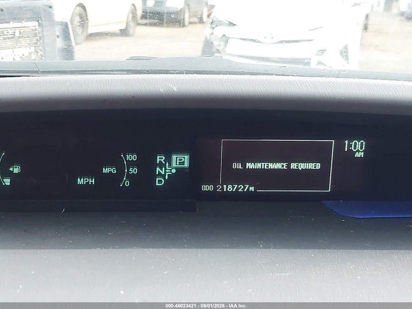 2010 TOYOTA PRIUS HATCHBACK 1.8L I-4 DOHC, VVT, REGULAR , 98HP