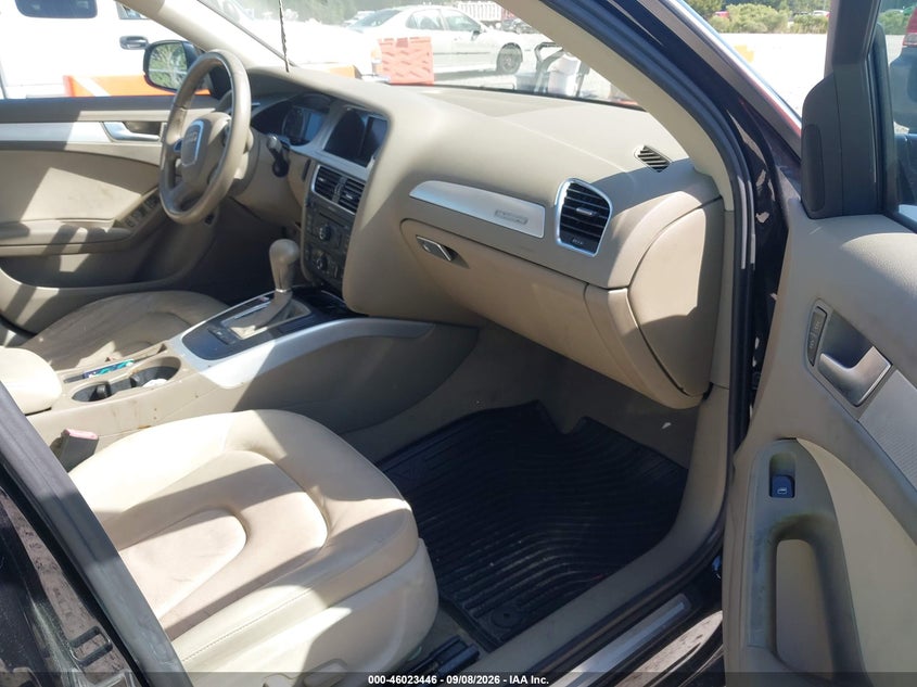 AUDI A4 2012 VIN WAUBFAFL5CN005164