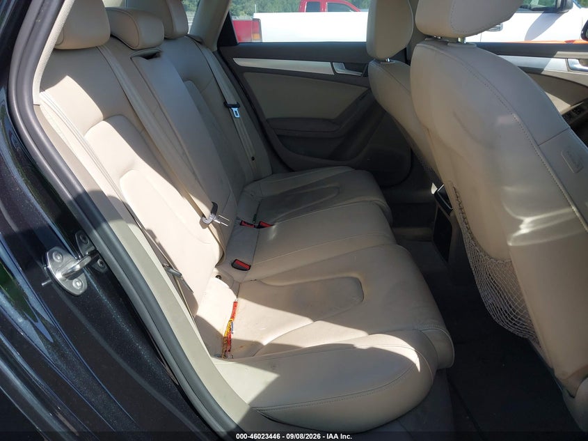 AUDI A4 2012 VIN WAUBFAFL5CN005164