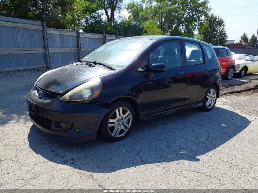 HONDA FIT 2008 VIN JHMGD38638S013871