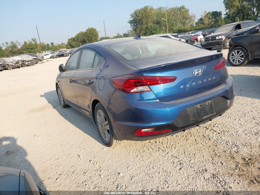 2020 HYUNDAI ELANTRA auction photo 3