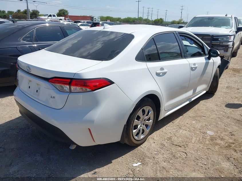 Vin: 5yfb4mde6tp383477, lot: 46522873, toyota corolla le 20264