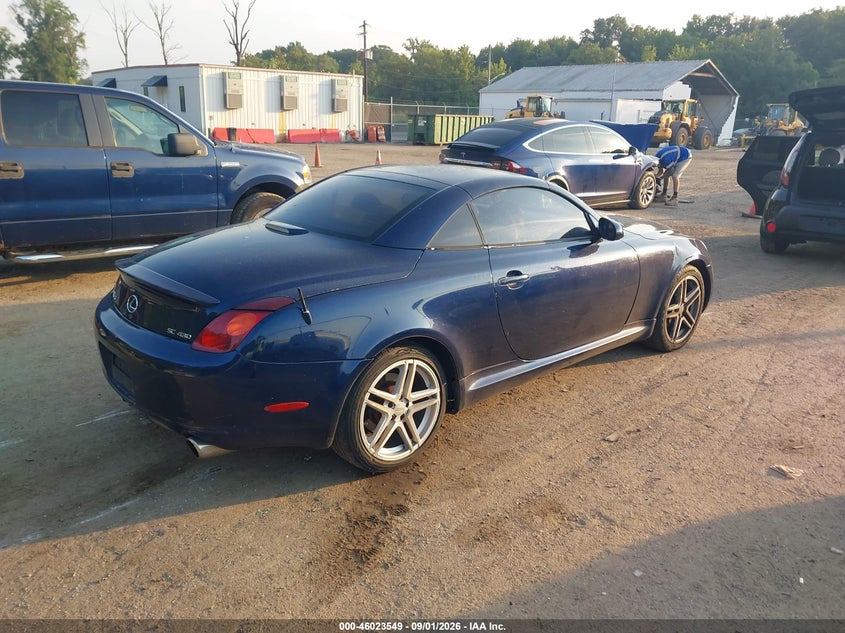 LEXUS SC 430 2002 VIN JTHFN48Y720025850